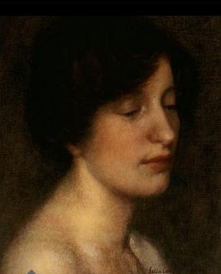 Thomas Cooper Gotch Portrait of the artist's wife